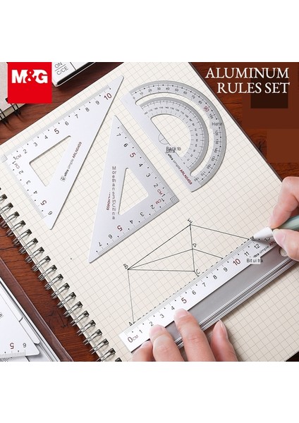 Siyah Stil Et Alüminyum Alaşımlı Cetvel Seti Öğrenci Kırtasiye Cetvel 15 cm Üçgen Cetvel Ölçme Açıölçer Seti Üçgen Kural (Yurt Dışından) modelleri