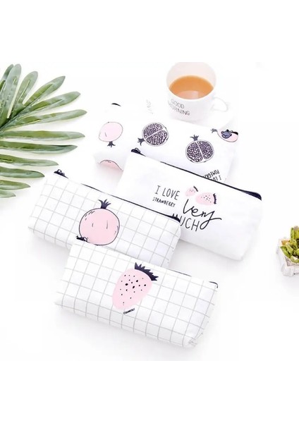 D Tarzı Şeftali Kalemleri Seviyorumçantalar Kawaii Kız Kalem Kutusu Dayanıklı Büyük Kapasiteli Okul Malzemeleri Kırtasiye (Yurt Dışından) indirimleri