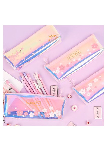 Youceyinghuaduo Tarzı 1 Adet Kawaii Kalem Kutusu Kız Kalp Kiraz Çiçeği Estuches Okul Kalem Kutusu Kalem Kutusu Kalem Çantası Okul Malzemeleri Kırtasiye (Yurt Dışından) fiyatları