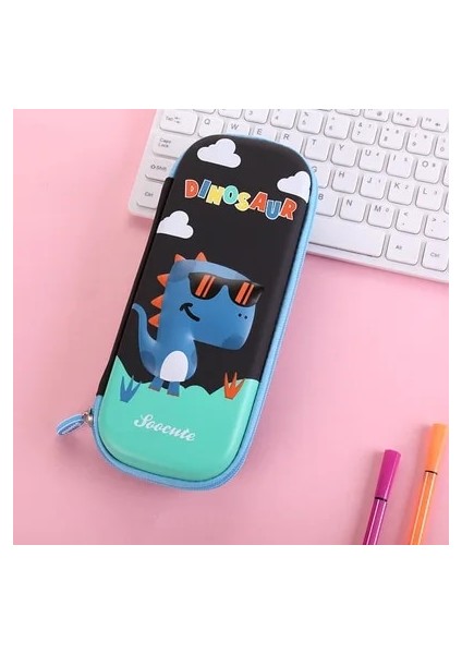 Bordo Tarzı Yaratıcı Karikatür Dinozor Sevimli Kalem Kutusu Okul Kawaii Kalem Kutuları Çocuklar Için Hediyeler Kırtasiye Çantası Karikatür Kalem Kalem Kutusu (Yurt Dışından)