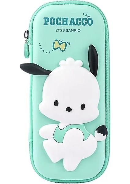 Yeşil Tarzı Yeni Orijinal Guangbo Kt Sanrio Kalem Kutusu Pochacco Pacha Köpek Yazma Durumda Güzellik Karikatür Sevimli Büyük Kapasiteli Kırtasiye (Yurt Dışından)