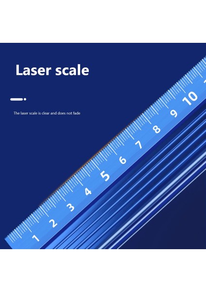 300MM Tarzı Alüminyum Alaşımlı Kayma Önleyici Lazer Kalibrasyon Cetvel Kesme Çizim Araçları Okul Ofis Malzemeleri Ağaç Işleme Düz Ölçekli Cetvel (Yurt Dışından) fiyatları