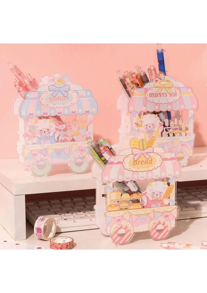 A13 Tarzı Kawaii Sanrio Akrilik Kalemlik Anime Cartooamoroll Mymelody Kuromi Öğrenci Kırtasiye Malzemesi Saklama Kutusu Masaüstü Enkaz Depolama (Yurt Dışından) fırsatları