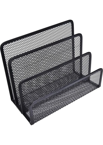 Bir Stil Siyah Metal Örgü Masa Düzenleyici Masaüstü Mektup Sıralayıcısı Posta Tepsisi Dosya Organizatör Ofis Ev Kitap Ayracı Kitap Tutucu Iş (Yurt Dışından) fırsatları