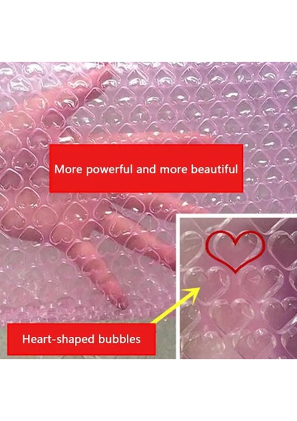 C Stili Yeni Kalp Şeklinde Kabarcık Çantalar Şişme Çanta Köpük Sarma 10 * 10CM Köpük Ambalaj Malzemesi Hediye Cadılar Bayramı Dekorasyon Malzemeleri (Yurt Dışından) fırsatları