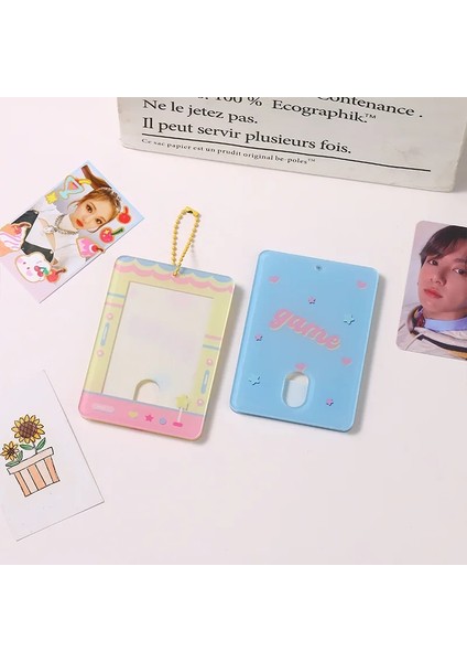 Kolye Tarzı Kawaii 3 Inç Akrilik Kart Sahibinin Kpop Fotocard Koruyucu Kılıf Kızlar Idol Fotoğraf Kollu Çanta Kolye Anahtarlık Dekor Kırtasiye (Yurt Dışından) fırsatları