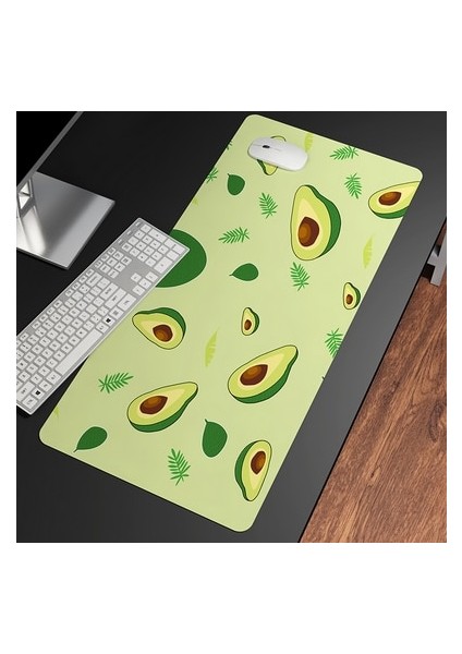 No.5 Tarzı Yeni Masaüstü Büyük Mouse Pad Öğrenci Masa Pedi Basit Kaymaz Lastik Pedi Sevimli Mouse Pad Klavye Masa Mat 525* (Yurt Dışından)