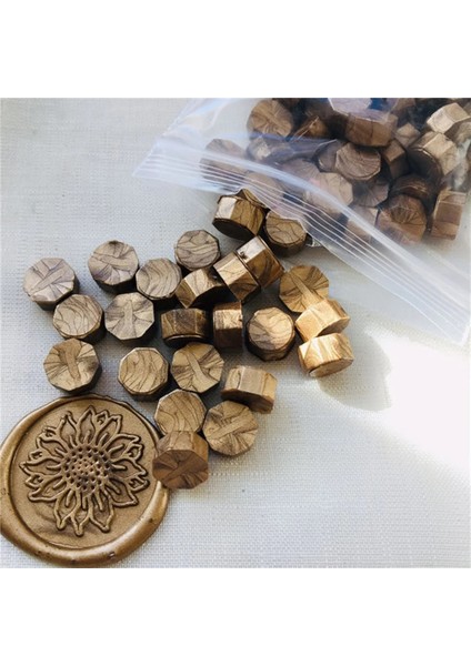 Bronz Tarzı Lot Vintage El Yapımı Damga Balmumu Tablet Hap Boncuk Zarf Parti Düğün Davetiyesi Damgalama Dıy Noel Sızdırmazlık Balmumu (Yurt Dışından)
