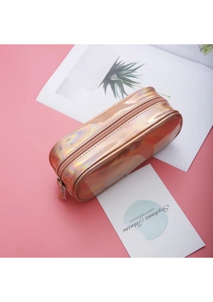 Altın Tarzı Kawai Lazer Holograencil Durumda Kız Kalem Kutusu Kırtasiye Depolama Okul Malzemeleri Kalem Kutusu Kalem Çantası Okul Aracı (Yurt Dışından)