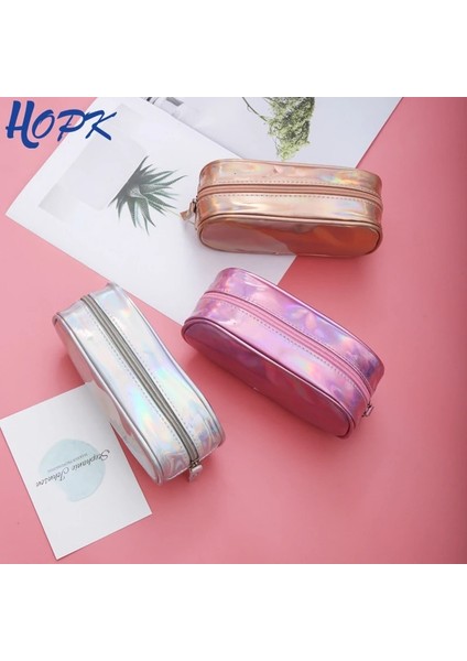 Altın Tarzı Kawai Lazer Holograencil Durumda Kız Kalem Kutusu Kırtasiye Depolama Okul Malzemeleri Kalem Kutusu Kalem Çantası Okul Aracı (Yurt Dışından) fiyatları