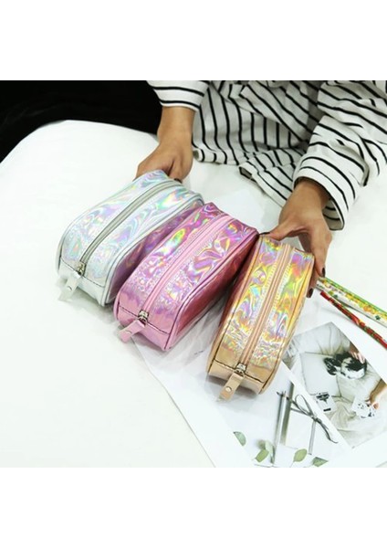 Altın Tarzı Kawai Lazer Holograencil Durumda Kız Kalem Kutusu Kırtasiye Depolama Okul Malzemeleri Kalem Kutusu Kalem Çantası Okul Aracı (Yurt Dışından) modelleri