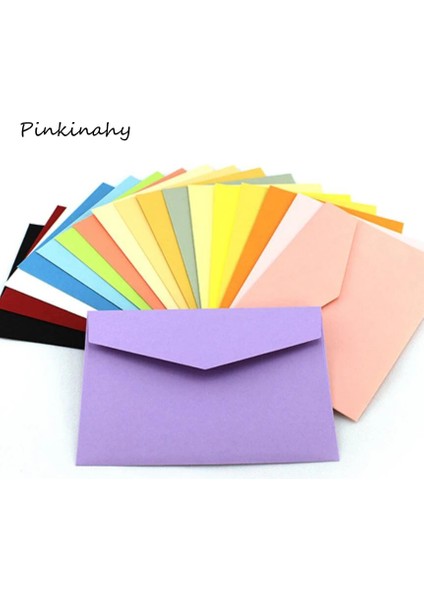 Turuncu Tarzı Lot Candykraft Kağıt 10 Renkli Boş Zarflar Banka Kartı Zarfları Tebrik Kartları Mini Zarflar Üye Kartı (Yurt Dışından) fiyatları