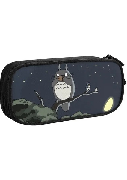 No.9 Stili Sevimli Komşu Totoro Çocuk Kalem Kutusu Kız Erkek Büyük Depolama Kalem Kılıfı Kırtasiye (Yurt Dışından)