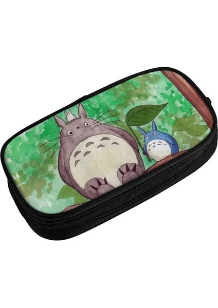 No.9 Stili Sevimli Komşu Totoro Çocuk Kalem Kutusu Kız Erkek Büyük Depolama Kalem Kılıfı Kırtasiye (Yurt Dışından) fırsatları