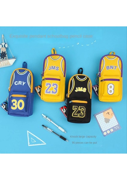 F Tarzı Kutu Kalem Kutusu Kalem Kırtasiye Çocuk Çok Fonksiyonlu Öğrenci Kalem Su Geçirmez Basketbol Çantası Okul (Yurt Dışından) indirimleri