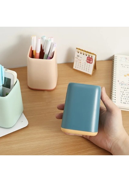 A-Bej Stili Büyük Kapasiteli Kalem Tutucu Masası Kalem Kalem Makyaj Pot Fırça Saklama Kabı Kutu Tutucu Okul Ofis Kırtasiye Organizatör (Yurt Dışından) modelleri