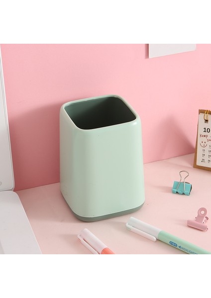 A-Bej Stili Büyük Kapasiteli Kalem Tutucu Masası Kalem Kalem Makyaj Pot Fırça Saklama Kabı Kutu Tutucu Okul Ofis Kırtasiye Organizatör (Yurt Dışından) indirimleri