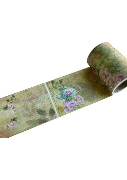 NO.2358 Tarzı S Beden Jiataihe Washi Bant Haritaları Vintage Posterler, Ingilizce, Dıy Karalama Defteri Kağıdı Fotoğraf Albümü Japon Maskeleme Bandı (Yurt Dışından)