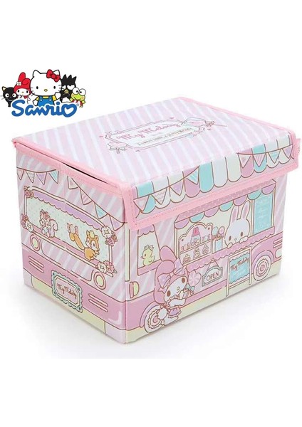 Melodi Tarzı Sanrio Karikatür Dokunmamış Katlanır Saklama Kutusu Melodi Cinnamoroll Masa Üstü Organiser Kutusu Karikatür Kırtasiye Muhtelif Depolama Malzemeleri (Yurt Dışından) fırsatları