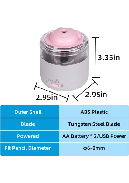 Stil2 Tarzı Tenwin Mini Kedi Pençe Karikatür Otomatik Çizim Kalem Kalemtıraş Elektrik Anahtarı Kalemtıraş Kırtasiye Okul Kaynağı (Yurt Dışından) fiyatları