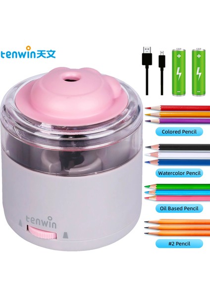 Stil2 Tarzı Tenwin Mini Kedi Pençe Karikatür Otomatik Çizim Kalem Kalemtıraş Elektrik Anahtarı Kalemtıraş Kırtasiye Okul Kaynağı (Yurt Dışından) fırsatları