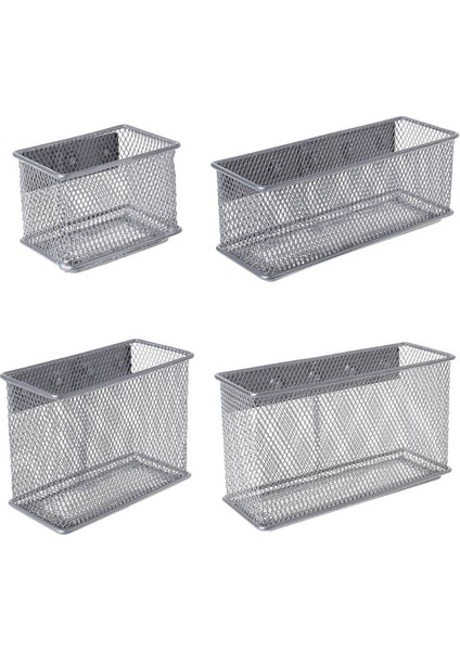 S Tarzı Dayanıklı Buzdolabı Tel Örgü Manyetik Sepet Saklama Kutusu Kalem Makyaj Organizatör Ofis Malzemeleri Depolama (Yurt Dışından) fiyatları