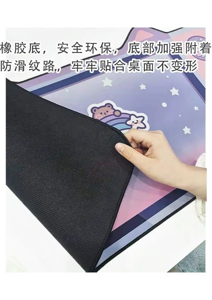 No.4 Stili Sevimli Kedi Kulak Büyük Mouse Pad Bilgisayar Klavye Sümen Büyük Oyun Mousepad Karikatür Kawaii Oyun Mouse Pad Dizüstü Aksesuarları (Yurt Dışından) indirimleri
