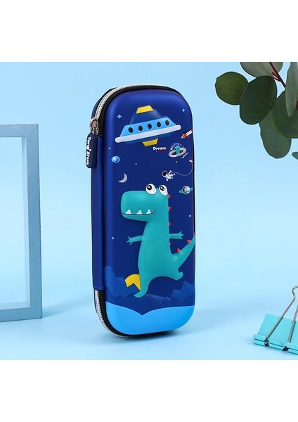 E Tarzı 3D Eva Kalem Kutusu Çocuk Karikatür Uzay Astronot Baskılı Kalem Kutusu Çevre Dostu Kırtasiye Kutusu Çocuklar Hediyeler (Yurt Dışından)