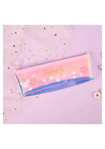 Zuoceyinghuaduo Stili 1 Adet Kawaii Kalem Kutusu Kız Kalp Kiraz Çiçeği Estuches Okul Kalem Kutusu Kalem Kutusu Kalem Çantası Okul Malzemeleri Kırtasiye (Yurt Dışından)