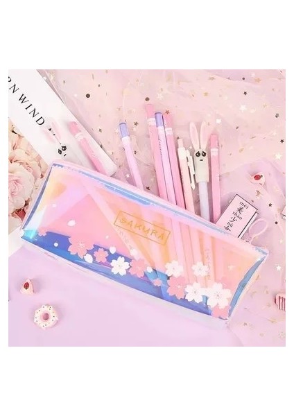 Zuoceyinghuaduo Stili 1 Adet Kawaii Kalem Kutusu Kız Kalp Kiraz Çiçeği Estuches Okul Kalem Kutusu Kalem Kutusu Kalem Çantası Okul Malzemeleri Kırtasiye (Yurt Dışından) fırsatları