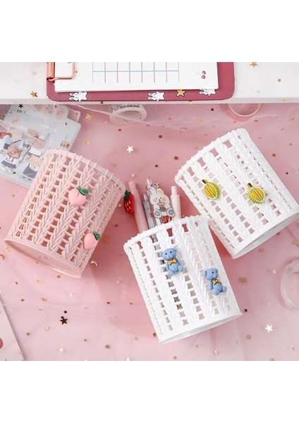 Stil-2 Stili Yaratıcı Taklit Asma Kalem Tutucu Karikatür Meyve Hayvanlar Tarzı Kalem Tutucu Masaüstü Makyaj Fırça Kırtasiye Depolama Organizatör (Yurt Dışından) fırsatları