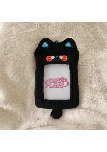 D Tarzı Yeni Kawaii Karikatür Hayvan Serisi Yumuşak Peluş 3 Inç Kpop Fotoğraflı Kart Tutucu Fotoğraf Kartı Tutucu Çanta Kolye Okul Kırtasiye (Yurt Dışından)