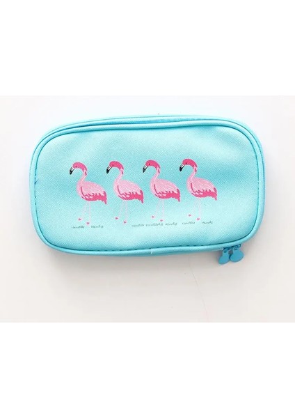 Mavi Stil Süper Büyük Kalem Kutusu Yeni Flamingo Li Sevimli Okul Malzemeleri Kırtasiye Hediye Okul Sevimli Kalem Kutusu Kalem Kutusu Kalem Çantası (Yurt Dışından)