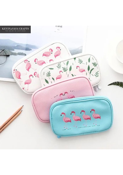 Mavi Stil Süper Büyük Kalem Kutusu Yeni Flamingo Li Sevimli Okul Malzemeleri Kırtasiye Hediye Okul Sevimli Kalem Kutusu Kalem Kutusu Kalem Çantası (Yurt Dışından) fırsatları