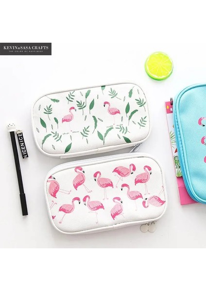 Mavi Stil Süper Büyük Kalem Kutusu Yeni Flamingo Li Sevimli Okul Malzemeleri Kırtasiye Hediye Okul Sevimli Kalem Kutusu Kalem Kutusu Kalem Çantası (Yurt Dışından) indirimleri