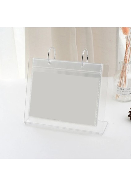 16,8X13,5CM Tarzı Masa Üstü Flip Fotoğraf Çerçevesi Fotoğraf Albümü 68 Cepler Masa Takvimi Albümü Mini Poster Çerçevesi Akrilik Ekran Burcu Tutucu (Yurt Dışından) indirimleri