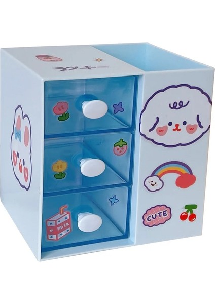 Altı Tarzı Karikatür Kalem Tutucu Sevimli Kız Kalp Moda Ins Tarzı Çocuk Öğrenci Kırtasiye Kutusu Masaüstü Çok Fonksiyonlu Saklama Kutusu (Yurt Dışından) fiyatları