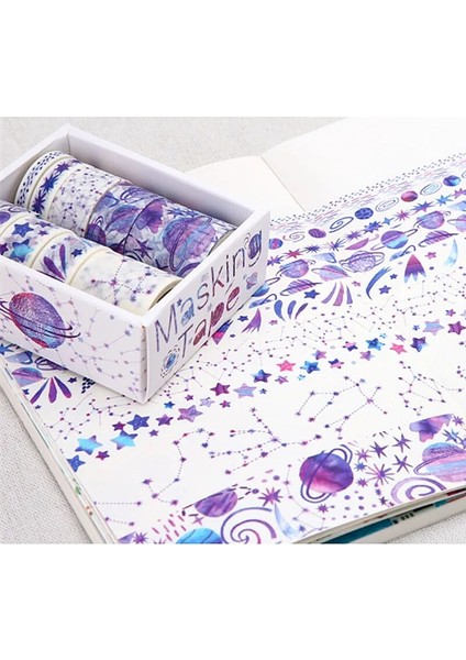 10 Yıldız Stili Altında Aşk Aşk Yıldızı Washi Bant Scrapbooking Deniz Maskeleme Bantları Dıy Sabit Hediye Için Sevgililer Dekor Okul Malzemeleri (Yurt Dışından)