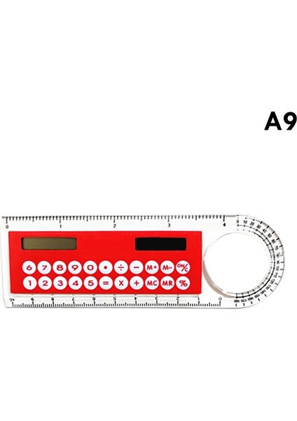 Siyah Stil 3in1 Çok Fonksiyonlu Güneş Cetvel Hesap Makinesi 10 cm Uzunluk Açı Cetvel Kart Cetvel Okul Ofis Öğrencileri Kırtasiye Güneş Cetveller (Yurt Dışından)