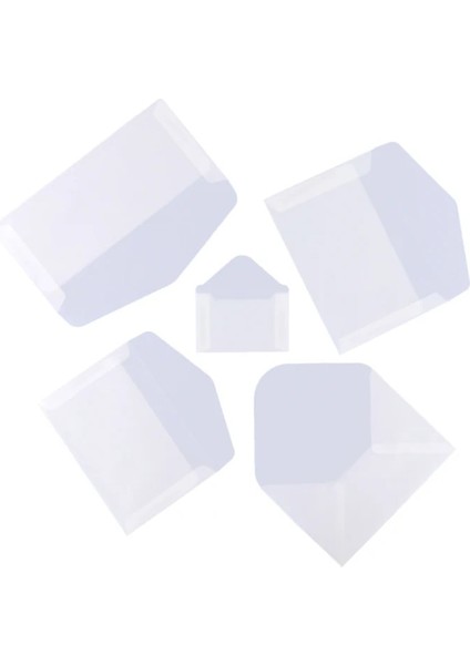 9.6x6.4cm Stili Şeffaf Zarf Sülfürik Asit Kağıt Kartpostal Zarf Antika Boş Yarı Saydam Kırtasiye Yazma Aracı (Yurt Dışından) fiyatları