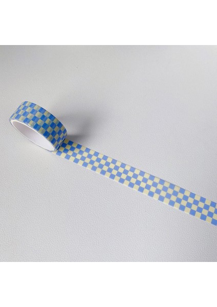 1 Adet C Tarzı 1 Adet Japonya Renk Temel Izgara Desen Dekorasyon Bandı Renkli Washi Maskeleme Bandı Yaratıcı Scrapbooking Kırtasiye Okul Malzemeleri (Yurt Dışından)