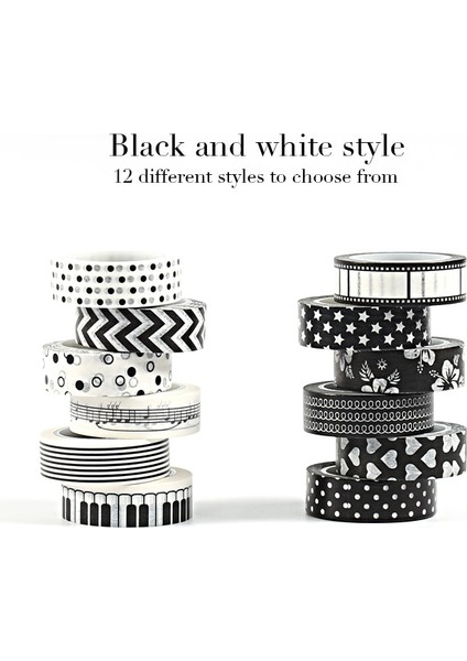 K Tarzı Washi Bant Seti Yıkama Wasitape Maskeleme Vintage Whasi Dekoratif Bantlar Çıkartmalar Için Yapışkan Bant Scrapbooking Günlüğü (Yurt Dışından)