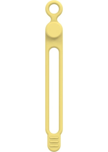 Sarı-1pcs Tarzı Sabitleme Kablo Bağı Yeniden Kullanılabilir Premium Ayarlanabilir Kordon Bağları Kulaklık Cep Telefonu Veri Hattı Kablosu Sarıcı Kulaklık Organizatör (Yurt Dışından)