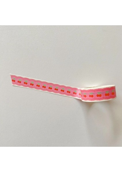 Bir Stil 5 M Kawaii Kiraz Washi Bant Kızlar Için Scrapbooking Dıy Dekor Dergisi Kore Bant Planlayıcısı Maskeleme Bandı Günlüğü Kırtasiye Sticker (Yurt Dışından)