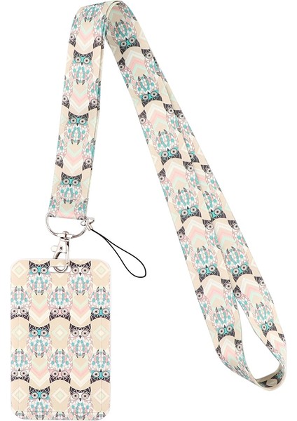 No.26 Tarzı CB893 Sevimli Hayvan Tembel Moda Kordon Kimlik Rozeti Tutucu Otobüs Kartı Kılıf Kapak Kayma Banka Kredi Kartı Tutucu Askı Kart Sahibinin (Yurt Dışından)