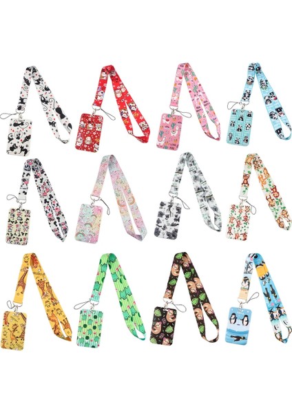 No.26 Tarzı CB893 Sevimli Hayvan Tembel Moda Kordon Kimlik Rozeti Tutucu Otobüs Kartı Kılıf Kapak Kayma Banka Kredi Kartı Tutucu Askı Kart Sahibinin (Yurt Dışından) fiyatları