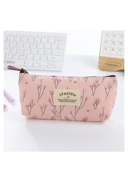 Fense Tarzı Kawaii Kalem Kutusu Çiçek Kanvas Hediye Estuches Okul Kalem Kutusu Kalem Kutusu Kalem Çantası Okul Malzemeleri Kırtasiye (Yurt Dışından)