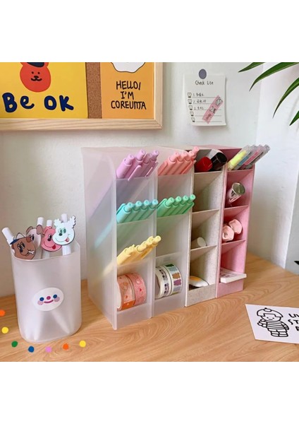 No.7 Tarzı 1 Adet Dikey Saklama Kutusu Kalemlik Makyaj Fırçaları Saklama Kutusu Çeşitli Eşyalar Organizatör Masa Düzenleyici Kırtasiye Tutucu Saklama Kutusu (Yurt Dışından) modelleri