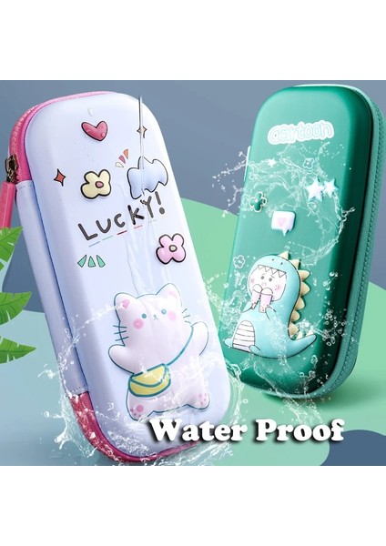 Tavşan Tarzı 3D Kawaii Kalem Kutusu Büyük Kapasiteli Unicorn Organizatör Sevimli Kese Kutuları Kızlar Için Okul Ofis Malzemeleri Öğrenciler Kırtasiye (Yurt Dışından) modelleri