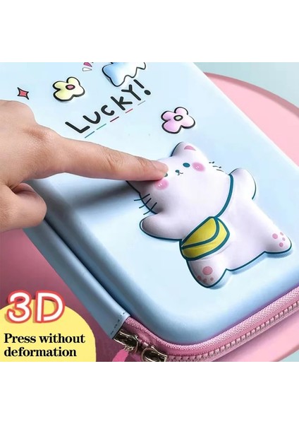 Tavşan Tarzı 3D Kawaii Kalem Kutusu Büyük Kapasiteli Unicorn Organizatör Sevimli Kese Kutuları Kızlar Için Okul Ofis Malzemeleri Öğrenciler Kırtasiye (Yurt Dışından) indirimleri